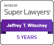 Rated By Super Lawyers | Jeffrey T. Witschey | 5 Years